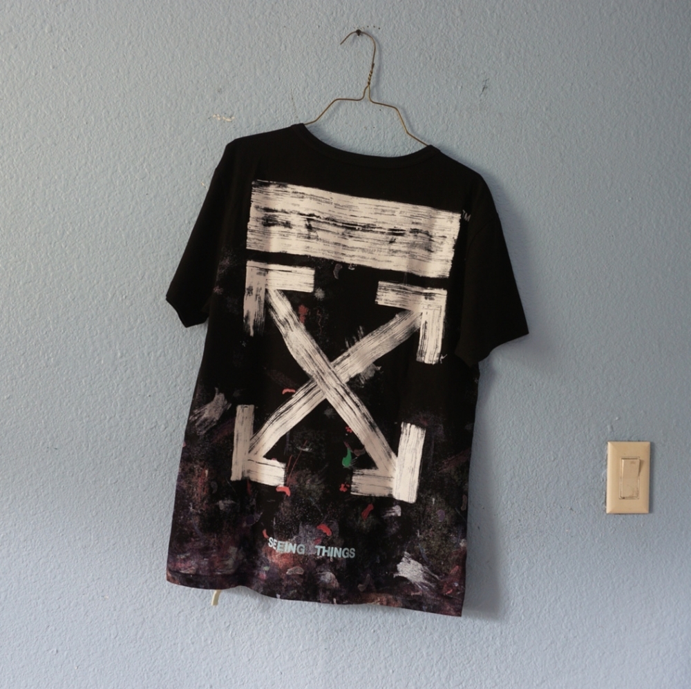 Off-White Galaxy Black T-Shirt - Size Small